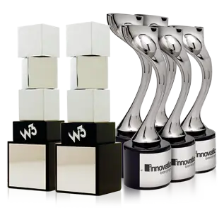 Awards won by Innovations Branding House for various projects