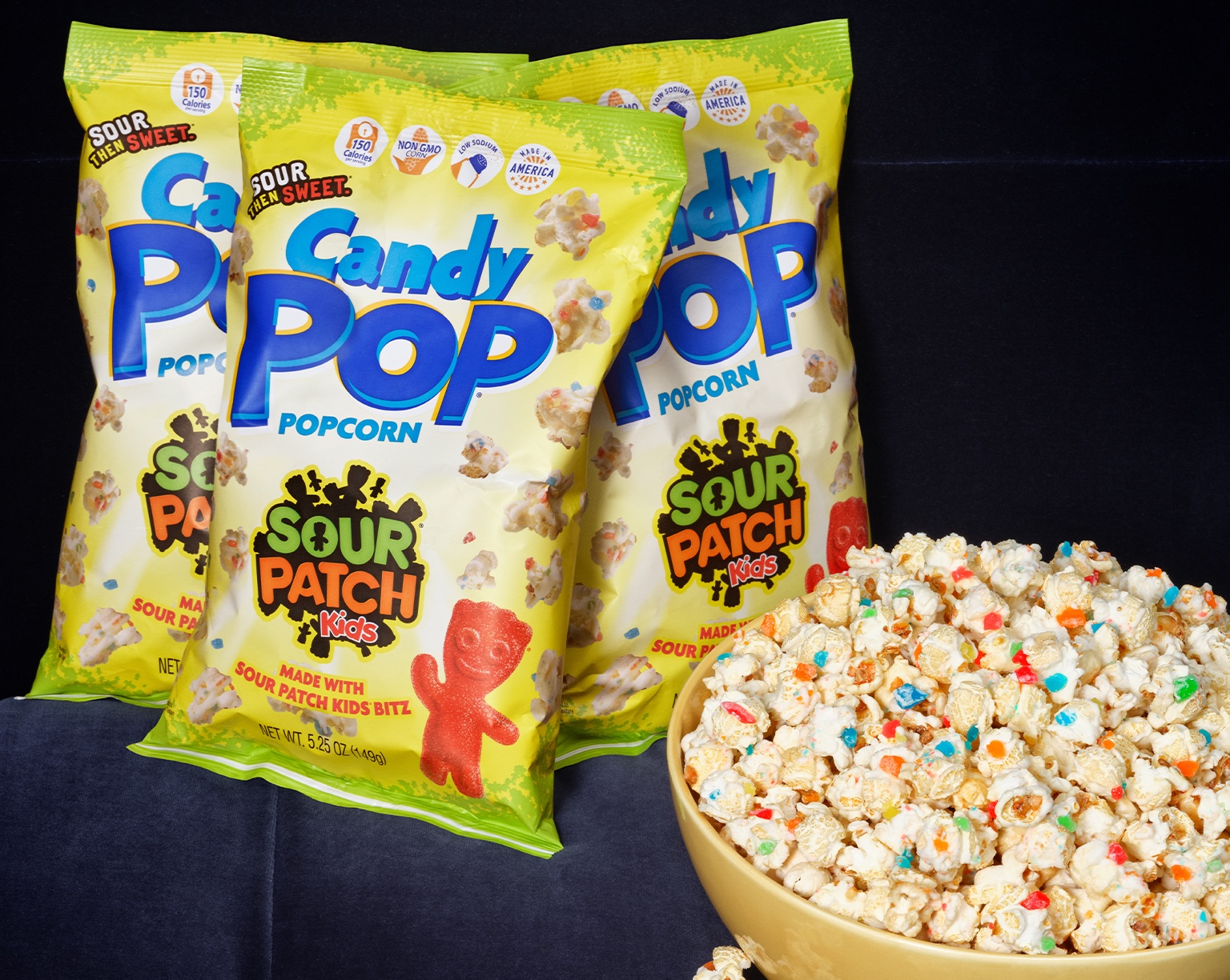 Sour Patch Kids Pop Corn snack collaboration