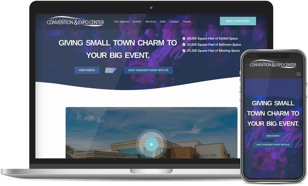 Convention Center Website