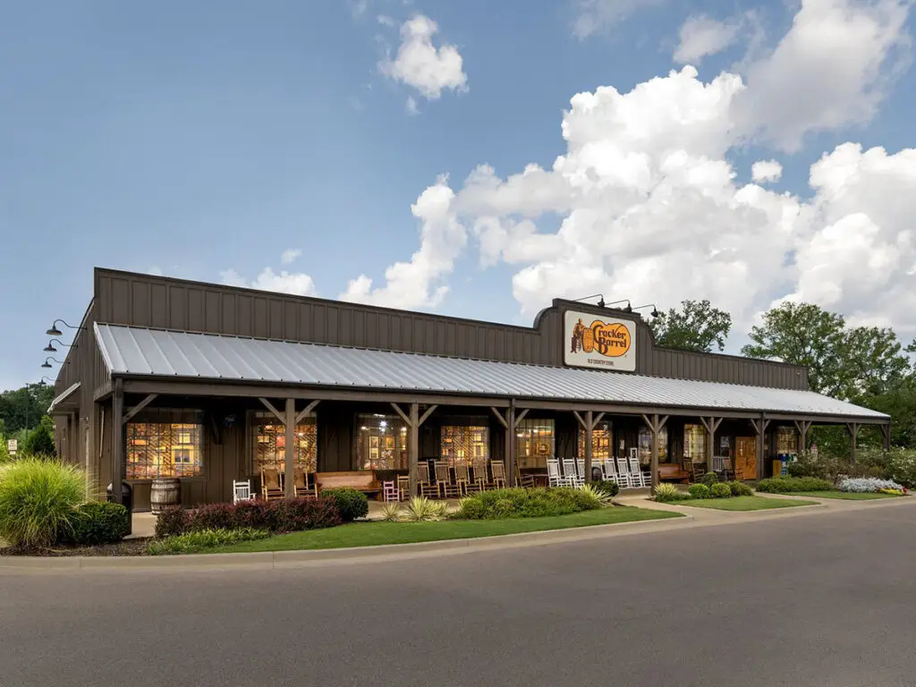 Exterior of Cracker Barrel Store